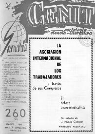 Cenit : Revista de Sociología, Ciencia y Literatura. Año XXXIX, núm. 260, marzo 1990 | Biblioteca Virtual Miguel de Cervantes