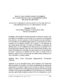 Mala cara: normalidad y alteridad en la percepción y en la representación del rostro humano / Massimo Leone | Biblioteca Virtual Miguel de Cervantes