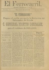 El Ferrocarril : periódico independiente y liberal. Cuarta época, tomo I, núm. 50, 23 de junio de 1898 | Biblioteca Virtual Miguel de Cervantes