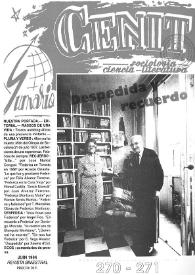 Cenit : Revista de Sociología, Ciencia y Literatura. Año XXXXIII, núm. 270-271, junio 1994 | Biblioteca Virtual Miguel de Cervantes