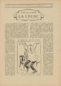 Sobre los alimentos. La leche / Colombine | Biblioteca Virtual Miguel de Cervantes