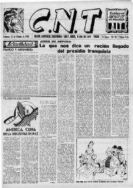 CNT : Boletín Interior del Movimiento Libertario Español en Francia. Segunda época, núm. 80, 12 de octubre de 1946 | Biblioteca Virtual Miguel de Cervantes