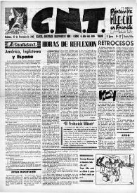 CNT : Boletín Interior del Movimiento Libertario Español en Francia. Segunda época, núm. 87, 30 de noviembre de 1946 | Biblioteca Virtual Miguel de Cervantes