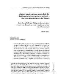 Algunas consideraciones acerca de la distinción entre interpretación "en abstracto" e  interpretación "en concreto": un balance / Alessio Sardo | Biblioteca Virtual Miguel de Cervantes