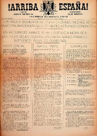 ¡Arriba España! (Manila, Filipinas). Núm. 249, 8 de noviembre de 1938 | Biblioteca Virtual Miguel de Cervantes