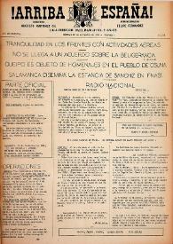 ¡Arriba España! (Manila, Filipinas). Núm. 254, 25 de noviembre de 1938 | Biblioteca Virtual Miguel de Cervantes