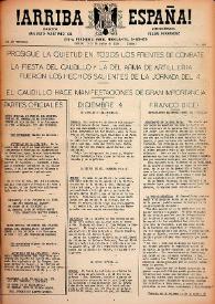 ¡Arriba España! (Manila, Filipinas). Núm. 262, 5 de diciembre de 1938 | Biblioteca Virtual Miguel de Cervantes