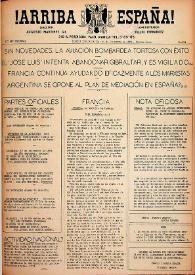 ¡Arriba España! (Manila, Filipinas). Núm. 274, 19 de diciembre de 1938 | Biblioteca Virtual Miguel de Cervantes