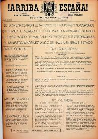 ¡Arriba España! (Manila, Filipinas). Núm. 276, 21 de diciembre de 1938 | Biblioteca Virtual Miguel de Cervantes