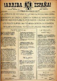 ¡Arriba España! (Manila, Filipinas). Núm. 290, 7 de enero de 1939 | Biblioteca Virtual Miguel de Cervantes