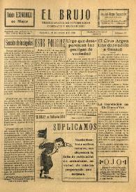 El Brujo. Trisemanario de información, combate y humorismo. Núm. 12, 28 de mayo de 1929 | Biblioteca Virtual Miguel de Cervantes