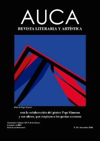 Auca : revista literaria y artística. Núm. 49, noviembre 2020 | Biblioteca Virtual Miguel de Cervantes