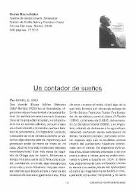 Un contador de sueños / por Daniel B. Bro | Biblioteca Virtual Miguel de Cervantes