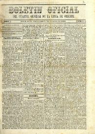 Boletín Oficial del Cuartel General de la Línea de Oriente. Tomo I, núm. 11, 22 de noviembre de 1866 | Biblioteca Virtual Miguel de Cervantes