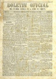 Boletín Oficial del Cuartel General de la Línea de Oriente. Tomo I, núm. 12, 25 de noviembre de 1866 | Biblioteca Virtual Miguel de Cervantes