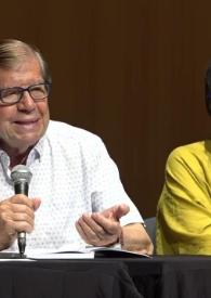 Vigencia de Miguel Hernández 80 años después : mesa redonda / presenta y coordina Aitor L. Larrabide ; intervienen José María Balcells Doménech, Nuchi Belchí, Manuela García Gómez, Álvaro Giménez García, Vicente Pina López, José Rayos Menárguez, José Carlos Rovira Soler, José Luis Zerón Huguet | Biblioteca Virtual Miguel de Cervantes