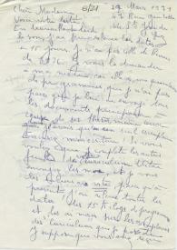 Original manuscrito de Viñes Soto, Elvira a Brody, Elaine. 1971-03-29 | Biblioteca Virtual Miguel de Cervantes