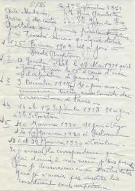 Original manuscrito de Viñes Soto, Elvira a Brody, Elaine. 1971-09-29 | Biblioteca Virtual Miguel de Cervantes