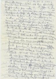 Original manuscrito de Viñes Soto, Elvira a Brody, Elaine. 1972-02-23 | Biblioteca Virtual Miguel de Cervantes