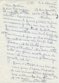 Original manuscrito de Viñes Soto, Elvira a Brody, Elaine. 1972-11-02 | Biblioteca Virtual Miguel de Cervantes