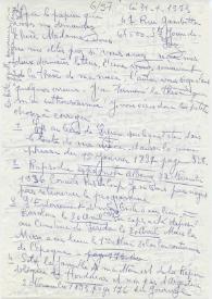 Original manuscrito de Viñes Soto, Elvira a Brody, Elaine. 1973-01-31 | Biblioteca Virtual Miguel de Cervantes