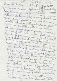 Original manuscrito de Viñes Soto, Elvira a Brody, Elaine. 1973-04-26 | Biblioteca Virtual Miguel de Cervantes