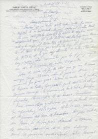 Original manuscrito de Garcia Asensio, Enrique a Brody, Elaine. 1971-03-28 | Biblioteca Virtual Miguel de Cervantes