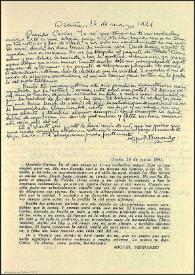 Carta de Miguel Hernández a Carlos Rodríguez Spiteri. Ocaña, 16 de marzo de 1941 | Biblioteca Virtual Miguel de Cervantes