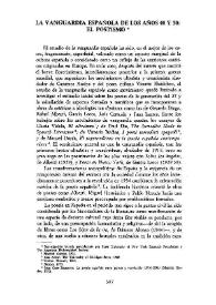 La vanguardia de los años 40 y 50: El Postismo / José Manuel Polo de Bernabé | Biblioteca Virtual Miguel de Cervantes