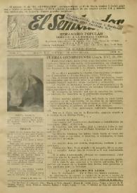 El Sembrador : Semanario Popular Dedicado a la Sagrada Familia, Justicia, Caridad y Paz. Tomo I, núm. 15, 5 de mayo de 1929 | Biblioteca Virtual Miguel de Cervantes