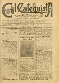 El Catequista : Semanario de Instrucción y Educación Popular. Tomo I, año II, núm. 10, 16 de enero de 1930 | Biblioteca Virtual Miguel de Cervantes