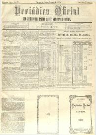 Periódico Oficial del Gobierno del Estado Libre y Soberano de Oaxaca. Primera época, año III, Tomo IV, núm. 2, enero 8 de 1884 | Biblioteca Virtual Miguel de Cervantes