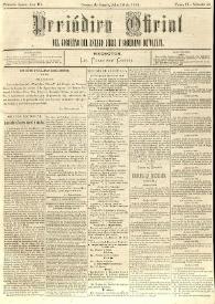 Periódico Oficial del Gobierno del Estado Libre y Soberano de Oaxaca. Primera época, año III, Tomo IV, núm. 56, julio 16 de 1884 | Biblioteca Virtual Miguel de Cervantes