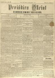 Periódico Oficial del Gobierno del Estado Libre y Soberano de Oaxaca. Primera época, año III, Tomo IV, núm. 81, octubre 11 de 1884 | Biblioteca Virtual Miguel de Cervantes