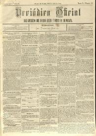 Periódico Oficial del Gobierno del Estado Libre y Soberano de Oaxaca. Primera época, año IV, Tomo V, núm. 13, febrero 14 de 1885 | Biblioteca Virtual Miguel de Cervantes