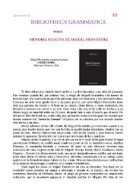 Memoria humanda de Miguel Hernández / Dionisia García | Biblioteca Virtual Miguel de Cervantes