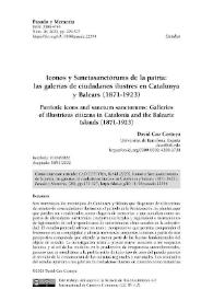 Iconos y Sanctasanctórums de la patria: las galerías de ciudadanos ilustres en Catalunya y Balears (1871-1923) / David Cao Costoya | Biblioteca Virtual Miguel de Cervantes