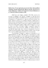 Rubén Darío. "Yo soy aquel que ayer no más decía. Libros poéticos completos". Estudio preliminar de Alberto Acereda y Ricardo de la Fuente Ballesteros. Edición de Ricardo de la Fuente Ballesteros [et. al.], Fondo de Cultura Económica, 2018 [Reseña] / María de los Dolores Cabrero Rodríguez-Jalón | Biblioteca Virtual Miguel de Cervantes