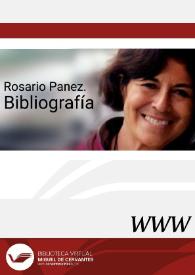 Rosario Panez. Bibliografía / Elena Zurrón Rodríguez | Biblioteca Virtual Miguel de Cervantes