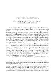 Los orígenes del Estado social en España (1883-1931)  / Joaquín Varela Suanzes-Carpegna | Biblioteca Virtual Miguel de Cervantes