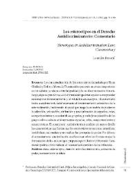 Los Estereotipos en el Derecho Antidiscriminatorio: Comentario  / Lourdes Peroni | Biblioteca Virtual Miguel de Cervantes