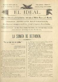 El Ideal : revista literaria y de variedades dedicada al bello sexo y al pueblo. Tomo I, núm. 19, 29 de mayo de 1904 | Biblioteca Virtual Miguel de Cervantes