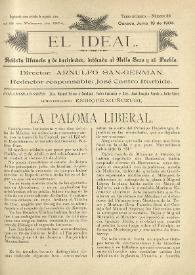 El Ideal : revista literaria y de variedades dedicada al bello sexo y al pueblo. Tomo I, núm. 22, 19 de junio de 1904 | Biblioteca Virtual Miguel de Cervantes