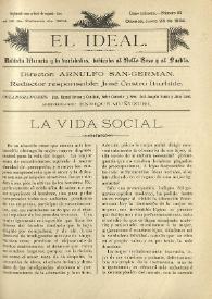 El Ideal : revista literaria y de variedades dedicada al bello sexo y al pueblo. Tomo I, núm. 23, 26 de junio de 1904 | Biblioteca Virtual Miguel de Cervantes