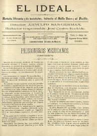 El Ideal : revista literaria y de variedades dedicada al bello sexo y al pueblo. Tomo I, núm. 30, 14 de agosto de 1904 | Biblioteca Virtual Miguel de Cervantes