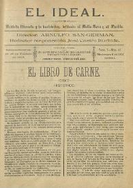 El Ideal : revista literaria y de variedades dedicada al bello sexo y al pueblo. Tomo I, núm. 41, 6 de noviembre de 1904 | Biblioteca Virtual Miguel de Cervantes