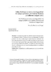 Sobre "Problemas en torno a la desigualdad. Un enfoque poliédrico", de Esteban Llamosas y Guillermo Lariguet (eds.) / Ilsse Carolina Torres Ortega | Biblioteca Virtual Miguel de Cervantes