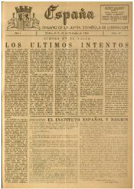 España : Órgano de la Junta Española de Liberación. Año I, núm. 47, 23 de diciembre de 1944 | Biblioteca Virtual Miguel de Cervantes