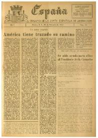 España : Órgano de la Junta Española de Liberación. Año I, núm. 48, 30 de diciembre de 1944 | Biblioteca Virtual Miguel de Cervantes