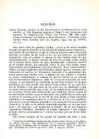 Yakob Malkiel, "Studies in the reconstruction of Hispano-Latin Word Families"... University of California Press, Berkeley and Los Angeles, 1954, 223 pp. (UCPL, vol. II) / Manuel Alvar | Biblioteca Virtual Miguel de Cervantes